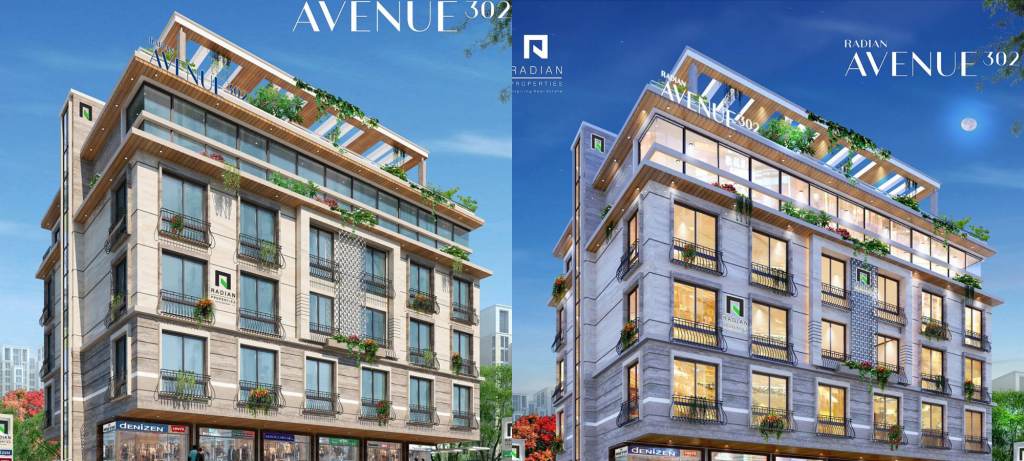 Radian Avenue - day and night look - by Deamante Properties - Best Real Estate Developer.