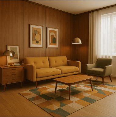 Organic Stone Sanctuary Living Room for 2 Oakland Estates villa in North Bangalore