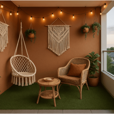 Boho Cozy Balcony