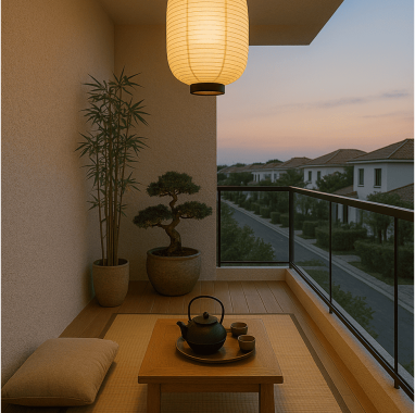 Japanese Tea Balcony