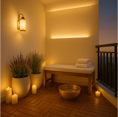Luxury Mini-Spa Balcony