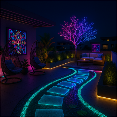 Midnight LED Fantasy Terrace