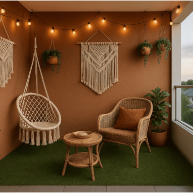 Boho Cozy Balcony