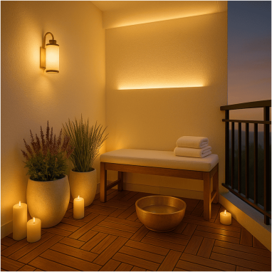 Luxury Mini-Spa Balcony