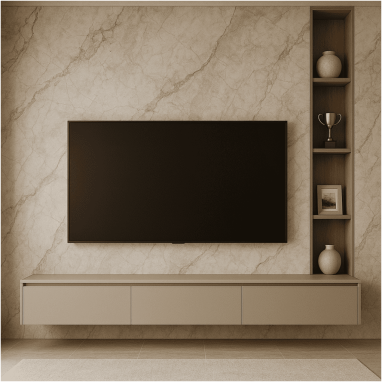 Stone & Slab Statement Wall