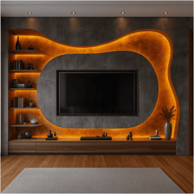 Floating Frame Illusion Wall