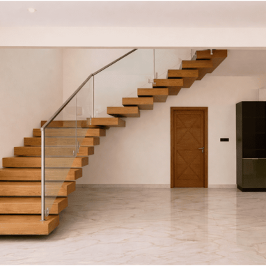 Floating Timber Box Stair