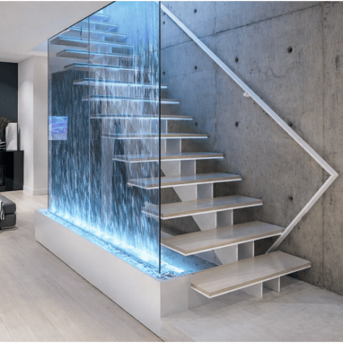 Water-Feature Stair